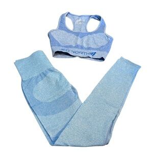 XS/S two piece Jed North, leggings and sports bra, blue